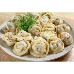 Dumplings, chebureks, mici