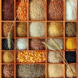 Groats, noodles, seeds, nuts