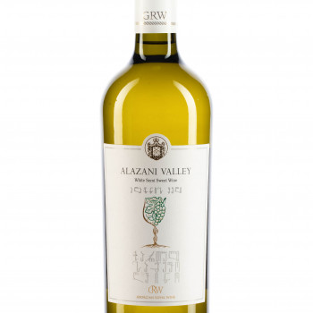 Georgian white semi-sweet wine Georgian Royal Wine "Alazani Valley"