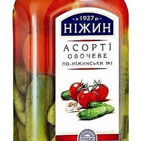 Ukrainian assorted vegetables Nizhin "Nizhinsky style No. 1", 920g