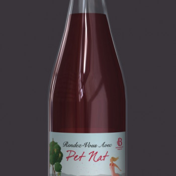 Georgian sparkling rose wine Batsashvili PetNat Rose