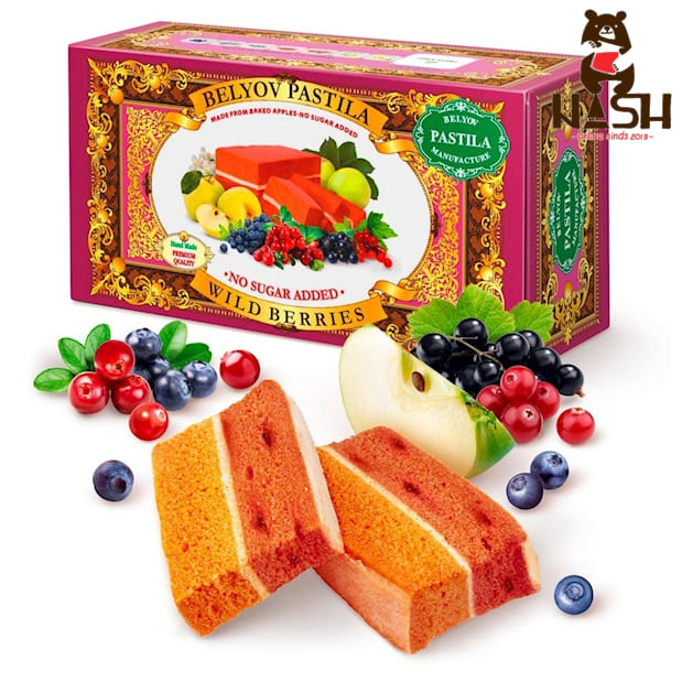 Pastila Belevskaya without added sugar "Wild berries", 100g