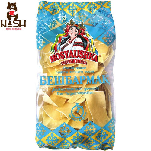 Egg noodles HOSYAUSHKA "Beshbarmak", 500g