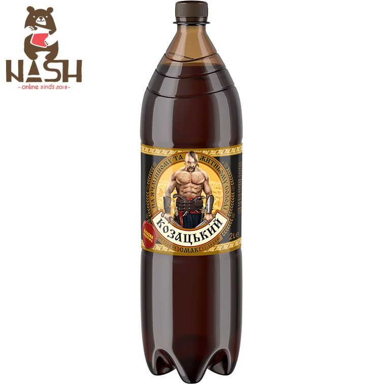 Ukrainian kvass Bon Boisson Drinks "Cossack taste", 2 l