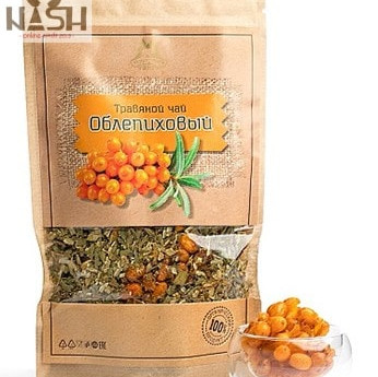 Herbal tea Territory taygi with sea buckthorn berries, 60g