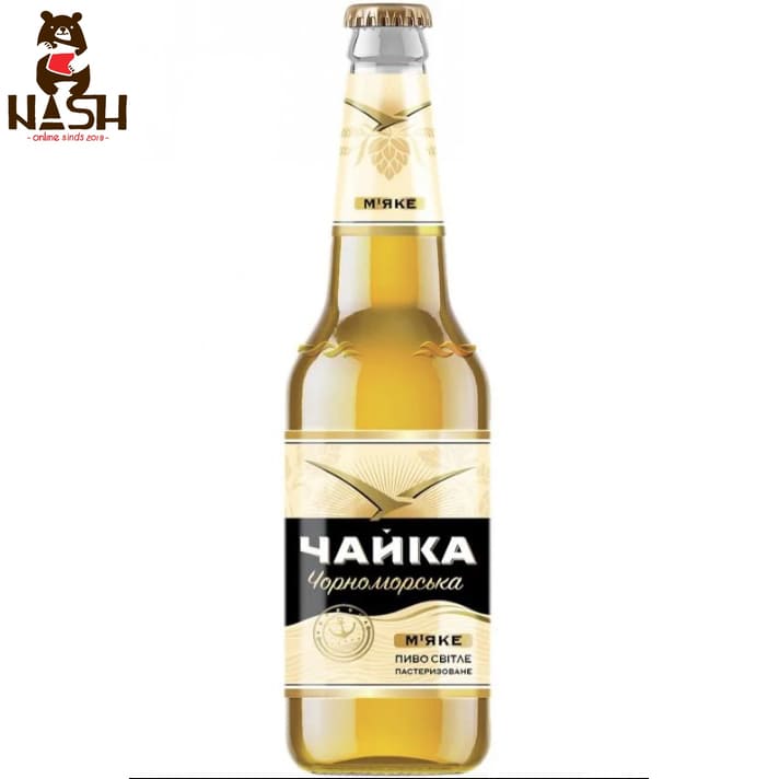 Ukrainian beer Persha Privatna Brovarnya "Chaika Chornomorska" light  