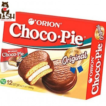 Choco-pie cookies Orion original, 12 pcs.
