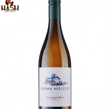 Moldovan dry white wine Crama Mircesti Sauvignon Blanc
