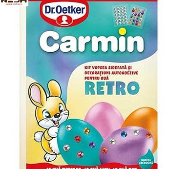 Easter egg dye Dr. Oetker Retro for 40 eggs with pearl effect, four colors