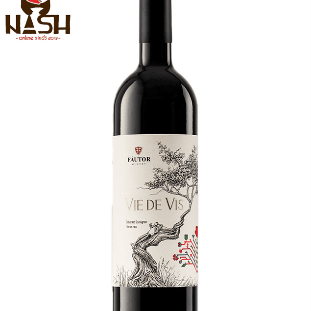 Moldovan red dry wine Fautor Vie de Vis Cabernet Sauvignon/Merlot