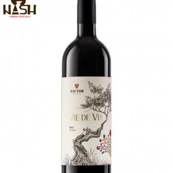Moldovan red dry wine Fautor Vie de Vis Merlot