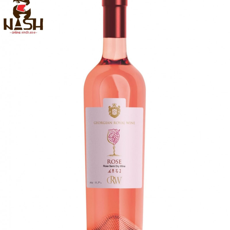 Georgian rose semi-dry wine Georgian Royal Wine "Rose"