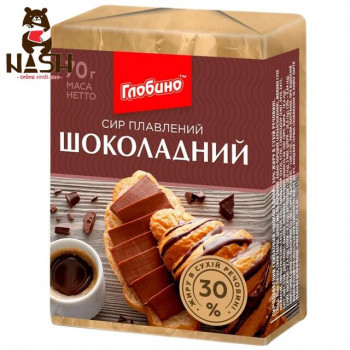 Ukrainian cream cheese Globino "Chocolate" 30% fat, 70g
