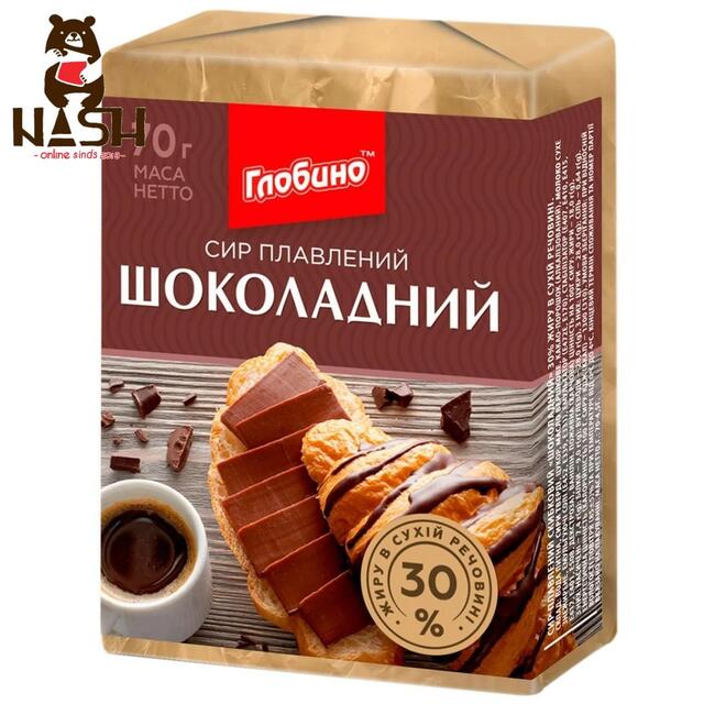 Ukrainian cream cheese Globino "Chocolate" 30% fat, 70g