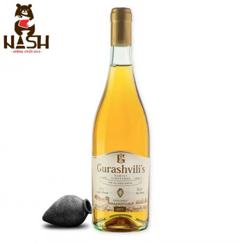 Georgian orange dry qvevri wine Gurashvili Kisi