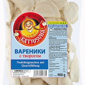 Dumplings with cottage cheese Katyusha, 900g