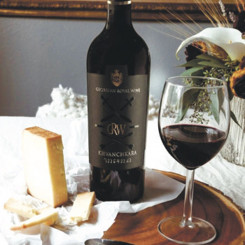 Georgian red semi-sweet wine Georgian Royal Wine Khvanchkara