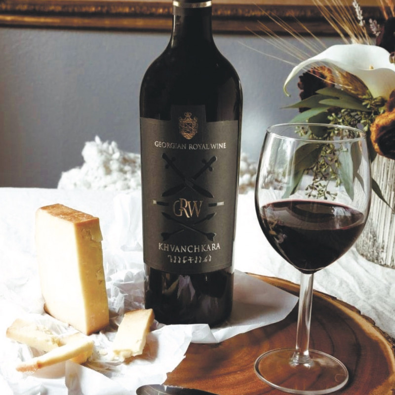 Georgian red semi-sweet wine Georgian Royal Wine Khvanchkara