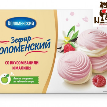 Kolomensky marshmallows vanilla and raspberry flavored, 250g