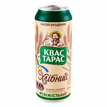 Ukrainian kvass Carlsberg "Taras bread", 0.5l