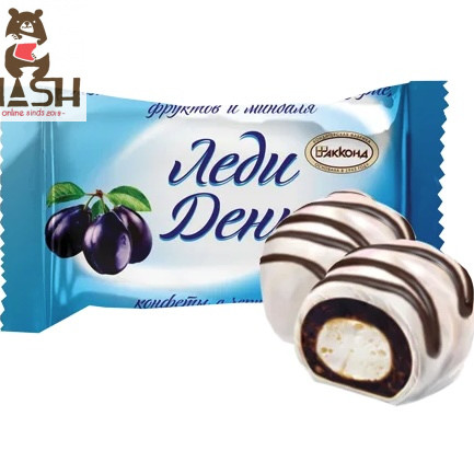 Candies Akkond "Lady Day" with prunes, 250g