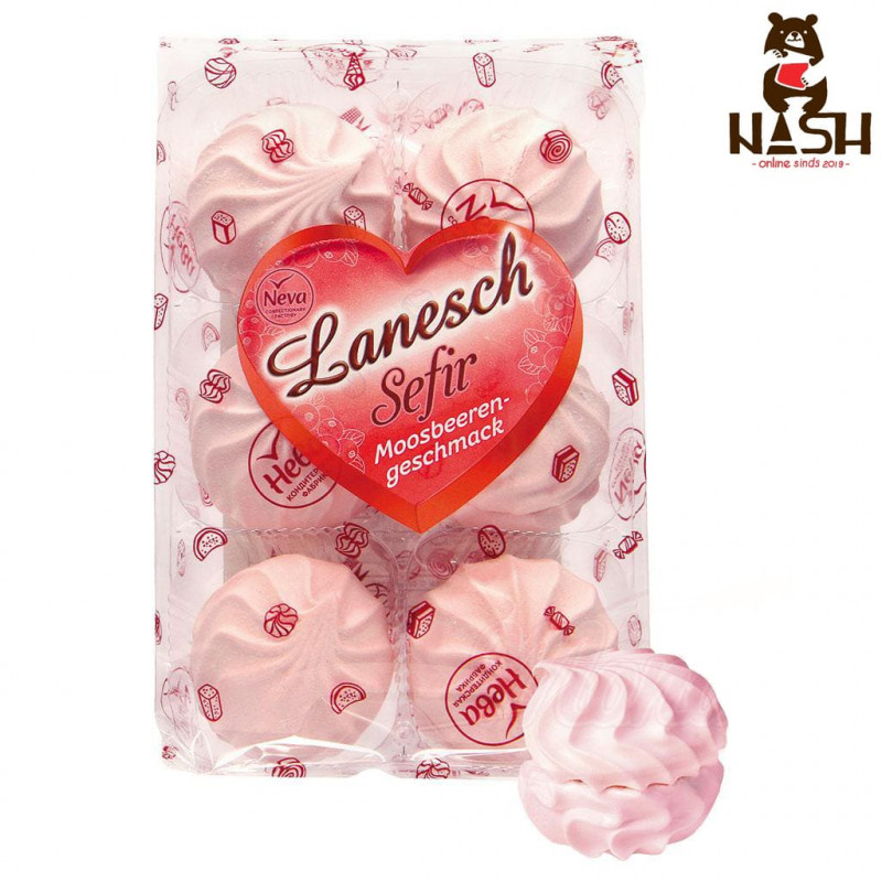 Marshmallow, Zephyr "Lanezh" with cranberry flavor, 315g