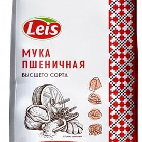 Leis premium wheat flour Type 550, 1 kg