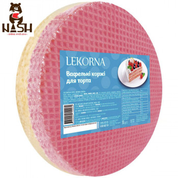 Ukrainian wafer layers Lekorna "Raspberry", 90g