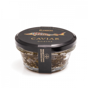 Black caviar Lemberg, Siberian sturgeon, 100g (best before 29/01)