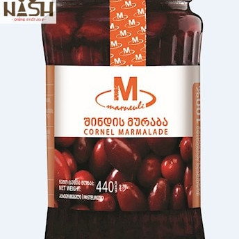 Georgian dogwood jam Marneuli with pits, 365g