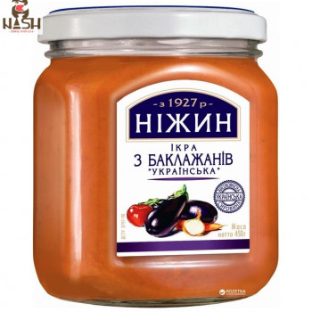 Ukrainian minced eggplant spread Nizhin "Ukrainskaya", 450g