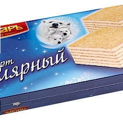 Waffle cake of the factory named after. N.K. Krupskaya "Polar", 213g