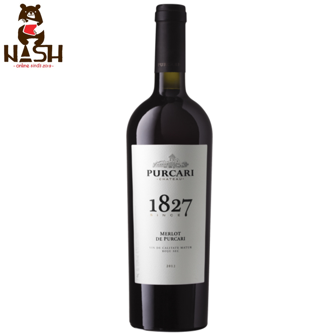 Moldovan red dry wine Purcari Merlot