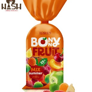 Ukrainian candies Roshen "Bonny-fruit summer mix", 200g