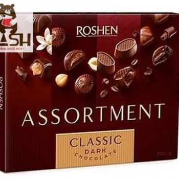 Ukrainian Assorted candies Roshen "Dark Chocolate", 154g 