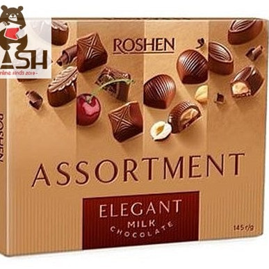 Ukrainian Assorted candies Roshen "Milk Chocolate", 145g