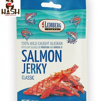 Lemberg beer snack made from dried and salted chum salmon in strips, 42g