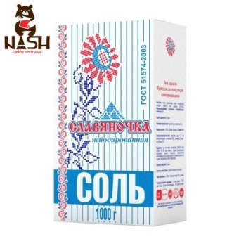 Kazakhstani coarse salt Araltuz "Slavyanochka", 1kg
