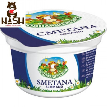 Rodnaya Derevnya sour cream, 20% fat, 250g