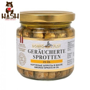 Dobroflot sprats in oil, 185g
