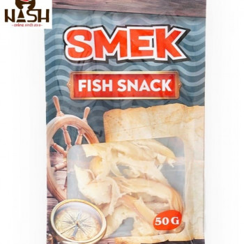 Sliced ​​dried and smoked squid Smek, 50g