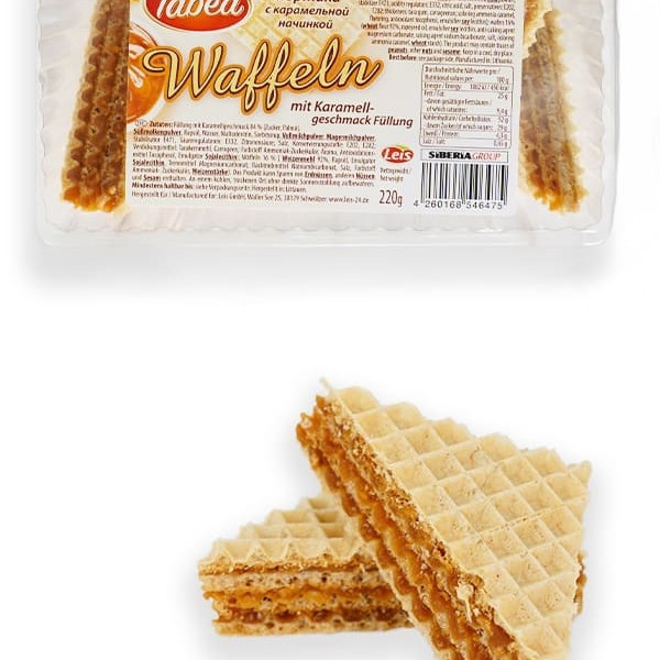 Tabea Wafers with Caramel Filling, 220g