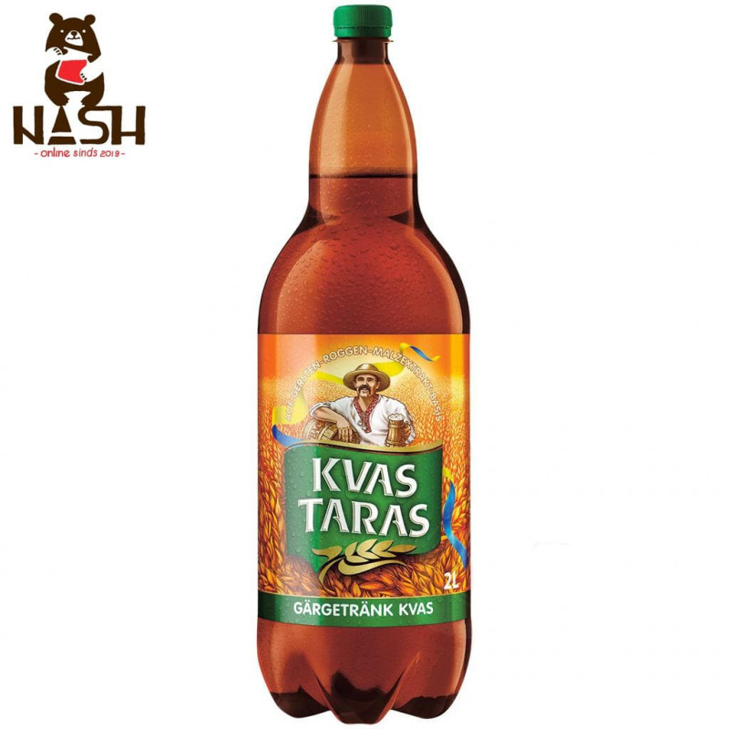 Ukrainian barley-rye kvass Carlsberg "Taras bread", 2l