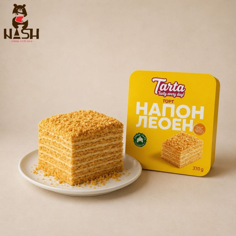 Ukrainian frozen cake "Napoleon Tart", 370g