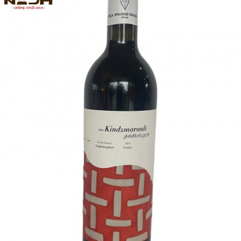 Georgian red semi-sweet wine TSV Estate Kindzmarauli