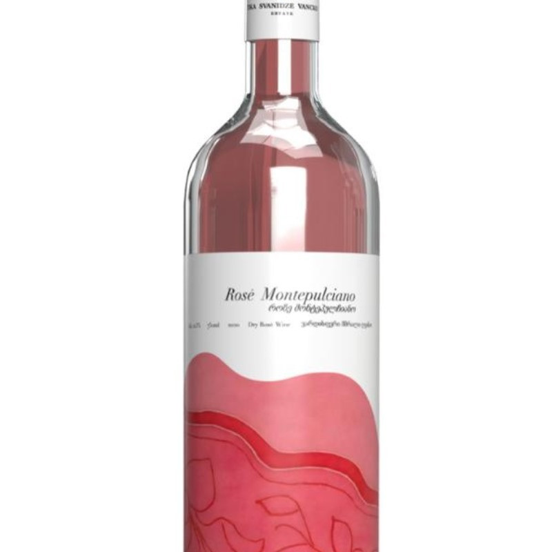 Georgian rose dry wine TSV Estate Rose Montepulciano