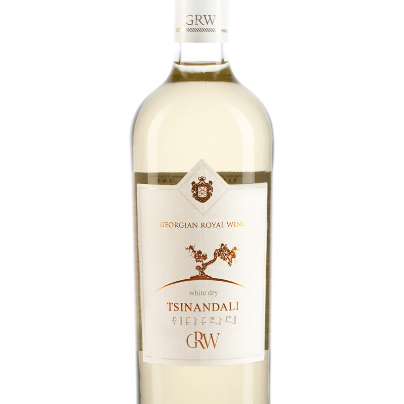Georgian white dry wine Georgian Royal Wine Tsinandali
