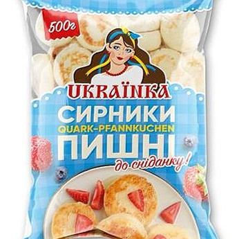 Cheesecakes Ukrainian frozen, 500g