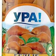Mushrooms URA! white in garlic brine "Summer", 500ml
