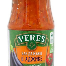 Ukrainian eggplants in spicy saus adjika Veres, 500g